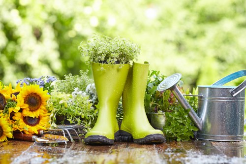 Logging a landscaping complaint and reviewing service details